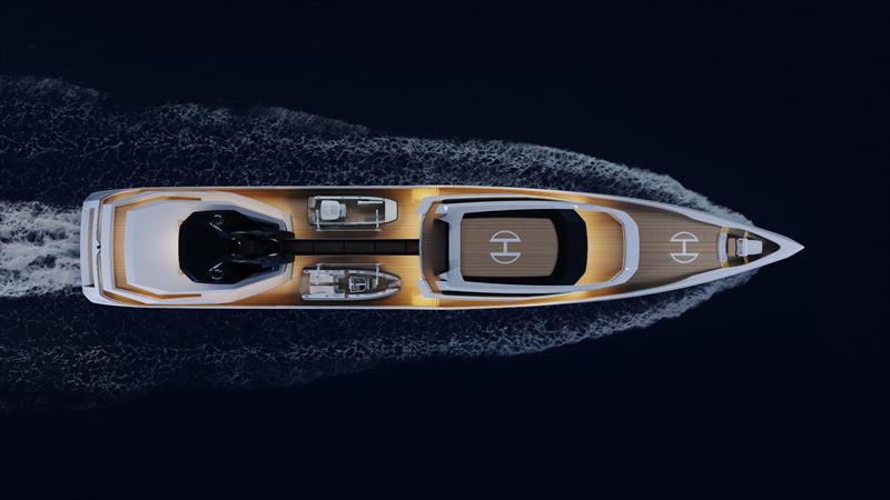 EXPV concept top view photo copyright Feadship taken at  and featuring the Power boat class