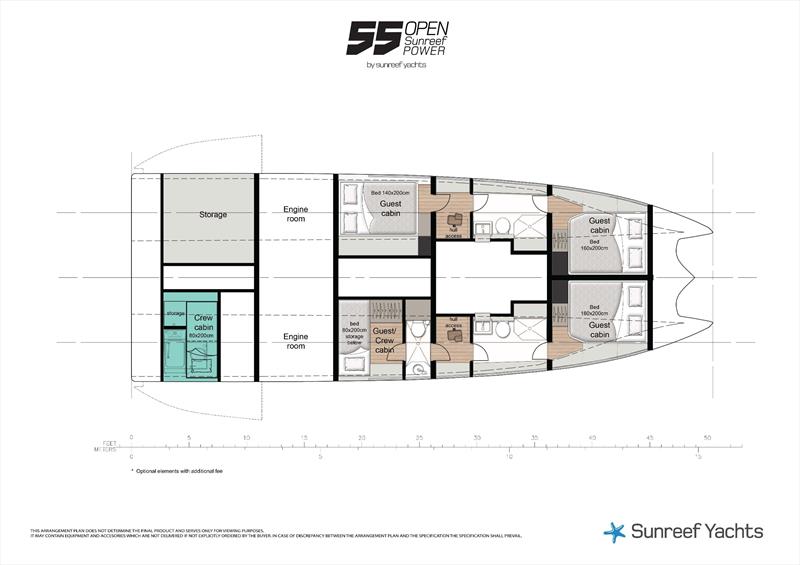 55 Open Sunreef Power layout photo copyright Sunreef Yachts taken at  and featuring the Power boat class