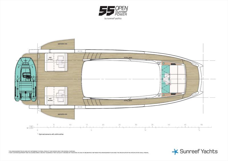 55 Open Sunreef Power layout photo copyright Sunreef Yachts taken at  and featuring the Power boat class