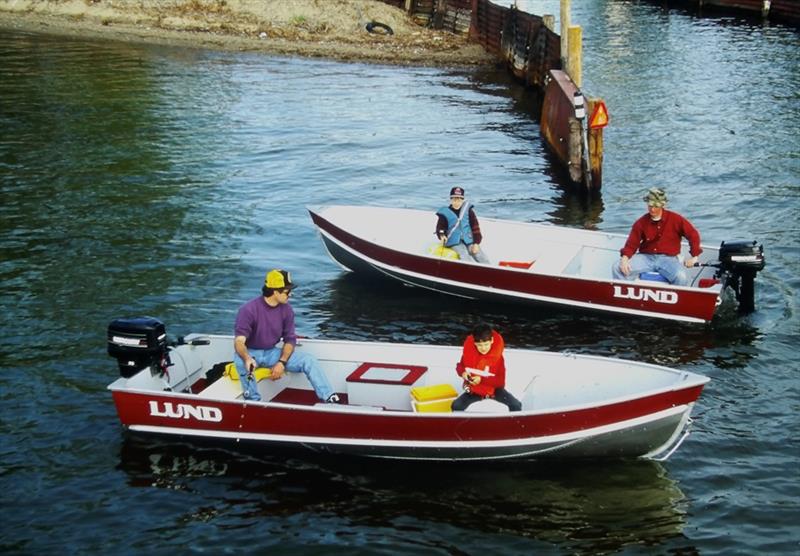 The evolution of the Lund Pro-V Series photo copyright Lund Boats taken at  and featuring the Power boat class