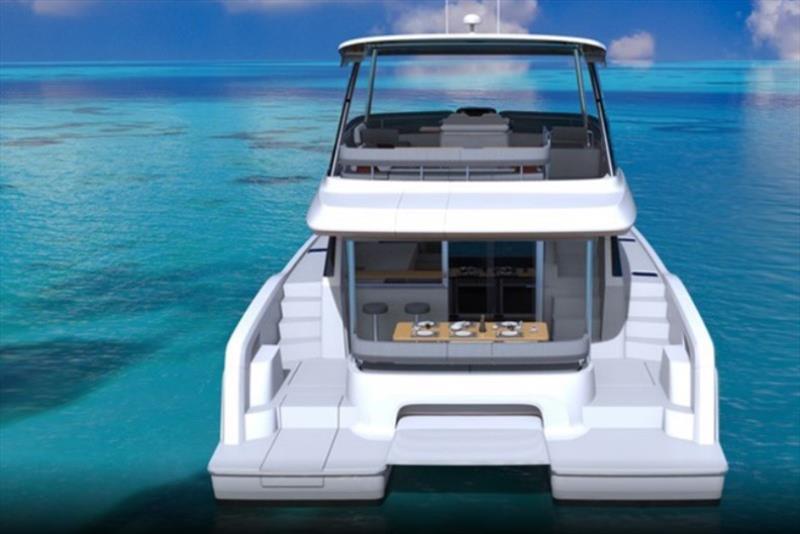 Aquila 42 power catamaran photo copyright Aquila Boats taken at  and featuring the Power boat class