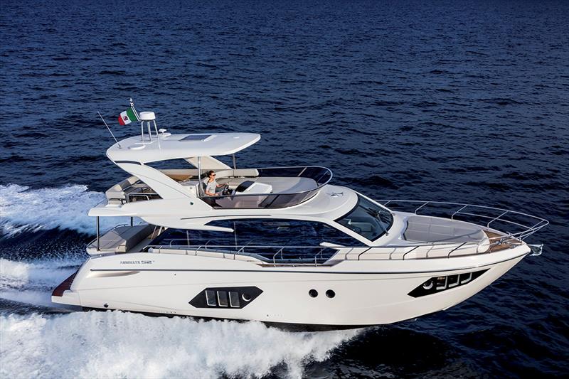 Absolute Yachts has just unveiled its revolutionary new model, the 52 FLY photo copyright Alberto Cocchi taken at  and featuring the Power boat class
