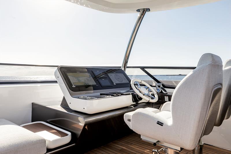 Azimut Grande 26m - Helm station photo copyright Azimut Yachts taken at  and featuring the Power boat class