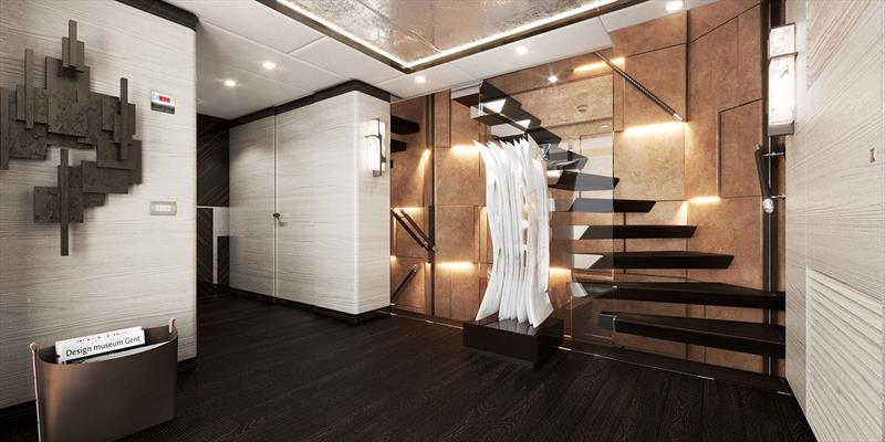 YN 20750 Project Orion - Main Atrium photo copyright Heesen Yachts taken at  and featuring the Power boat class