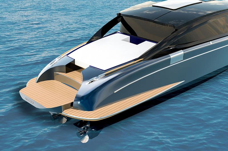 Wooden Boats Limo Blue 8.3m - photo © Wooden Boats