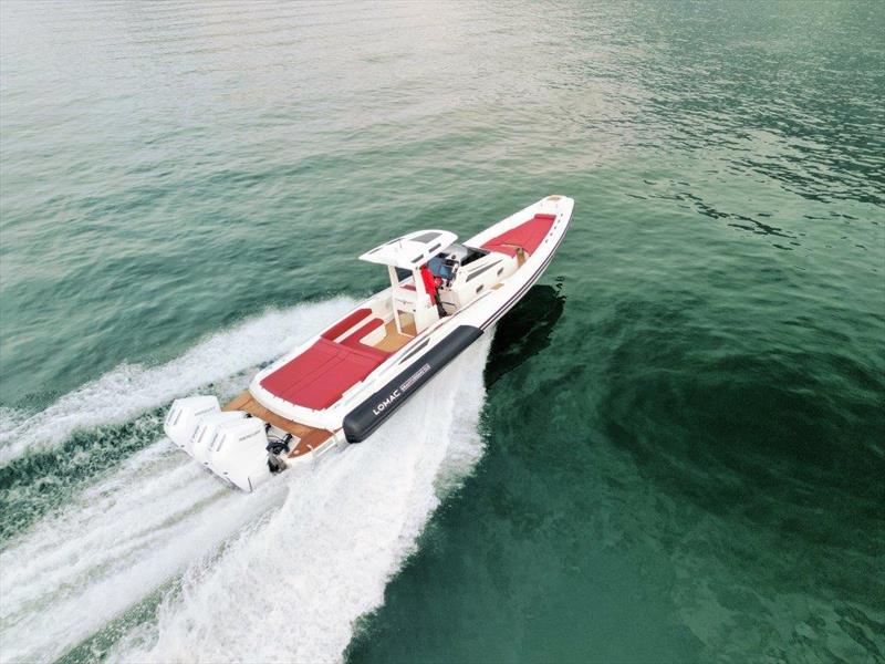 GranTurismo 12.0 - 350hp Mercury photo copyright Lomac taken at  and featuring the Power boat class