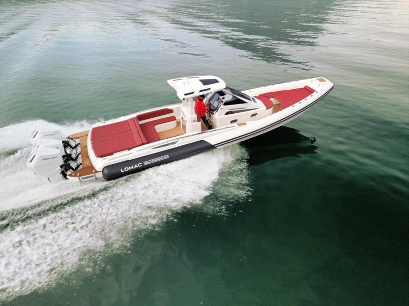 GranTurismo 12.0 - 350hp Mercury photo copyright Lomac taken at  and featuring the Power boat class