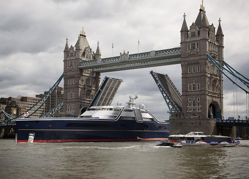 Royal Yacht Britannia, 125m superyacht - photo © Vitruvius Yachts