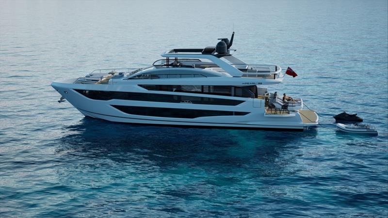Pearl 82 flybridge project - photo © Pearl Yachts