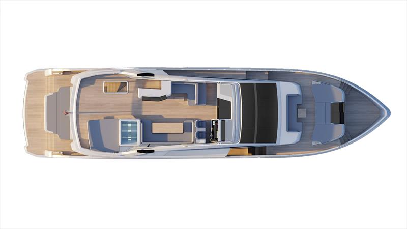 Pearl 82 flybridge photo copyright Pearl Yachts taken at  and featuring the Power boat class