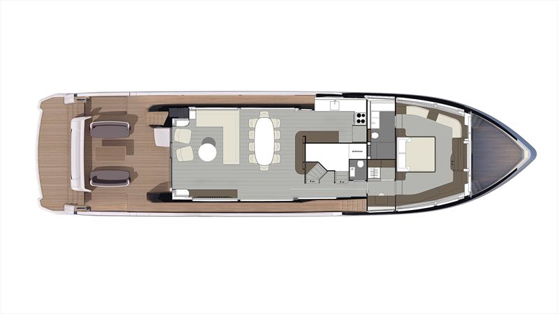 Pearl 82 - Main deck photo copyright Pearl Yachts taken at  and featuring the Power boat class