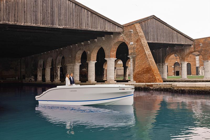 Capoforte SQ240i with 50kW Molabo ISCAD electric inboard motor photo copyright Capoforte taken at  and featuring the Power boat class