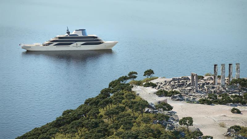 Tillberg Design of Sweden 207m “yacht liner” photo copyright Sand People taken at  and featuring the Power boat class