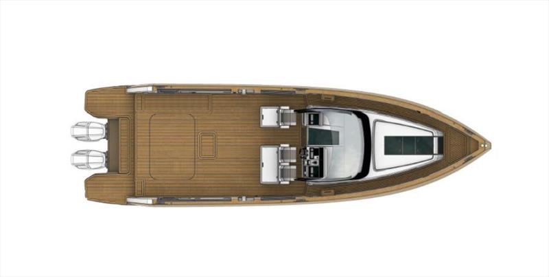 Fjord 41 XP - main deck (standard) photo copyright Windcraft Yachts taken at  and featuring the Power boat class