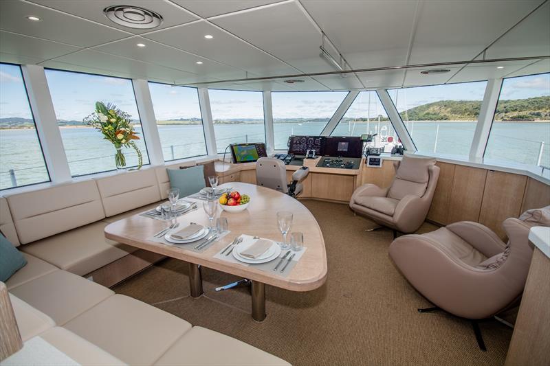 Grey Wolf dining area - photo © West Nautical