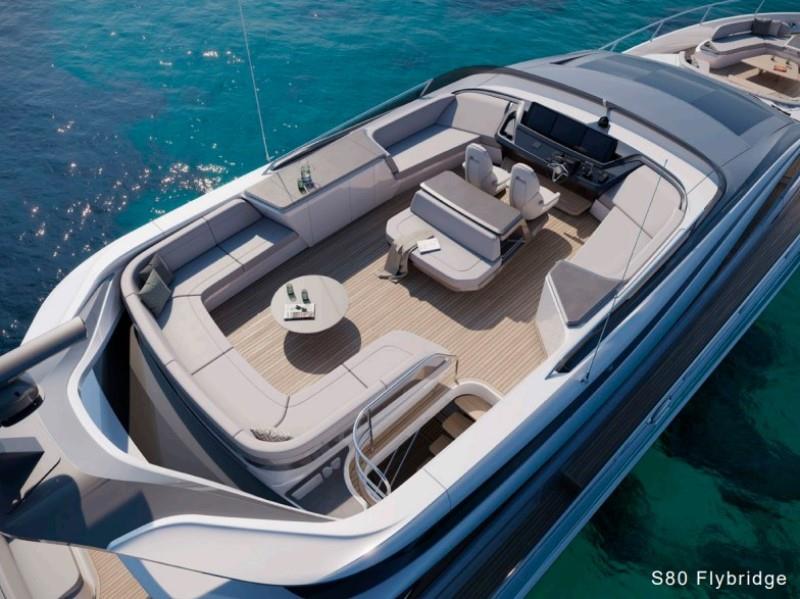 Princess S80 - Flybridge photo copyright Princess Yachts taken at  and featuring the Power boat class