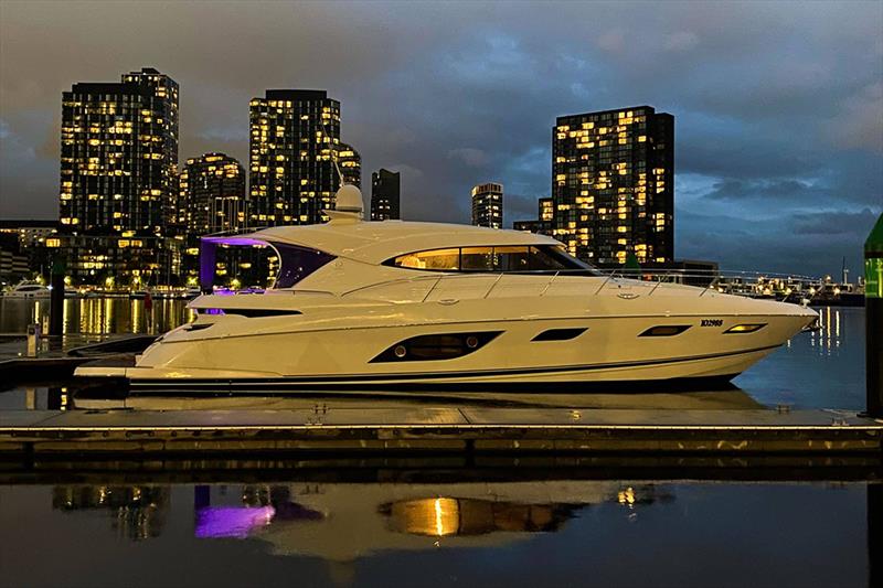 The Riviera 6000 Sport Yacht Joker embarked on an epic 3,301 nautical mile voyage from Sanctuary Cove in Queensland to Mandurah in Western Australia photo copyright Riviera Australia taken at  and featuring the Power boat class
