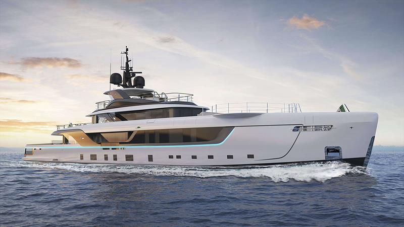 The Italian Sea Group declares the launch of the brand new Admiral 55-meter superyacht