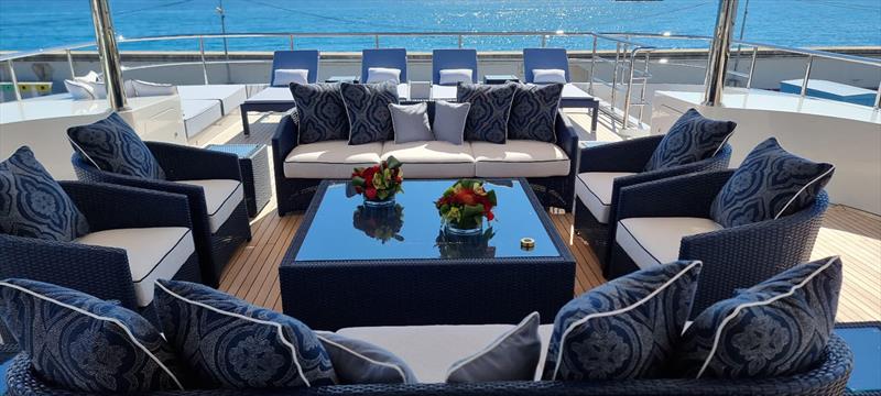 56m My Legacy - Sun deck photo copyright Giovanni De Stefano taken at  and featuring the Power boat class