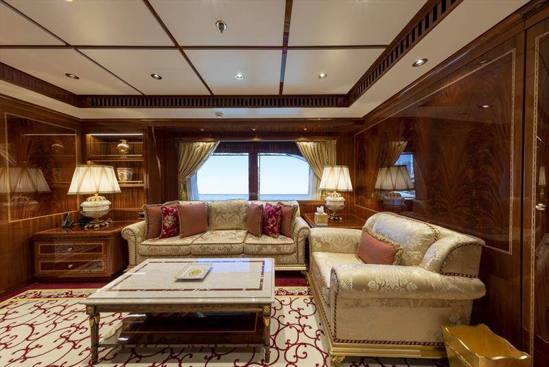 56m My Legacy - Owner lounge - photo © Giovanni De Stefano