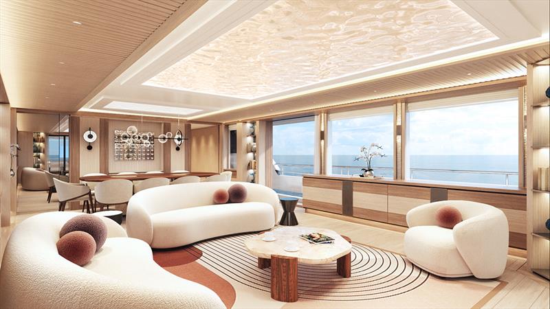 YN205 - Interior style - Contemporary Touch - photo © Hollander Yacht Design