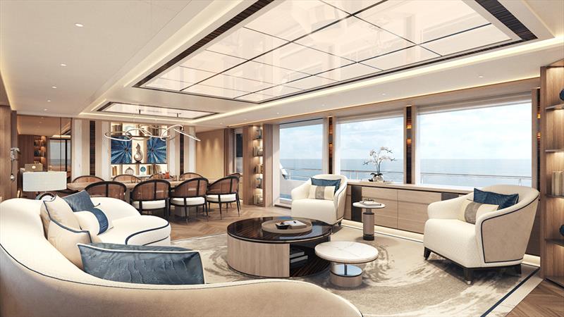 YN205 - Interior style - Timeless Elegance - photo © Hollander Yacht Design