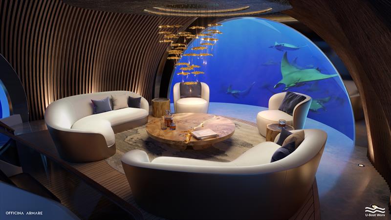 Nautilus - Bowdeck Lounge - photo © U-Boat Worx