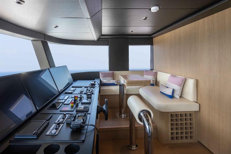Majesty 111 Superyacht - Wheelhouse photo copyright Gulf Craft taken at  and featuring the Power boat class