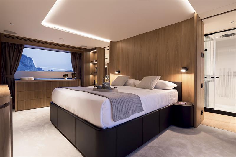 Benetti Oasis 34M - Master cabin photo copyright Benetti Yachts taken at  and featuring the Power boat class