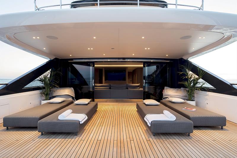 Benetti Oasis 34M - Upper deck photo copyright Benetti Yachts taken at  and featuring the Power boat class