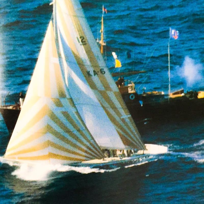 Australia II's historic victory in the 1983 America's Cup in Newport, Rhode Island, USA - photo © Riviera Australia