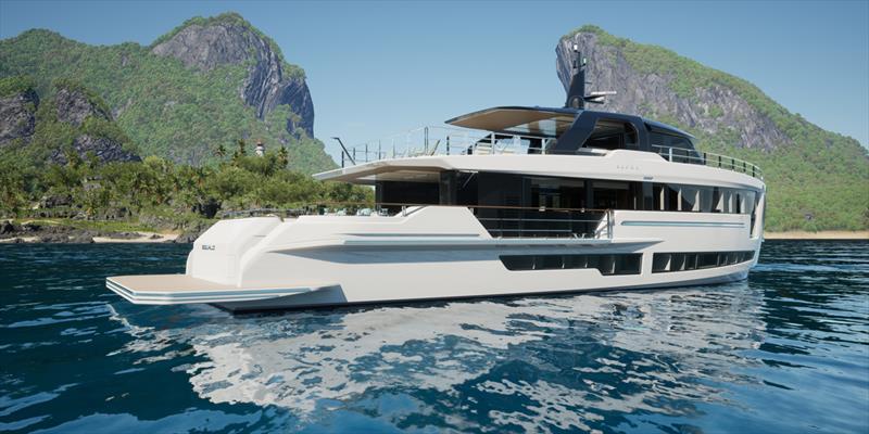 98' Alpha Squalo Trenta photo copyright Denison Yachting taken at  and featuring the Power boat class