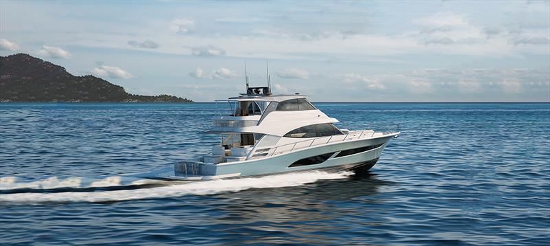 The exceptional new 58 SMY will premiere in late 2023 and joins an exceptional line-up of Sports Motor Yachts from Riviera photo copyright Riviera Studio taken at  and featuring the Power boat class