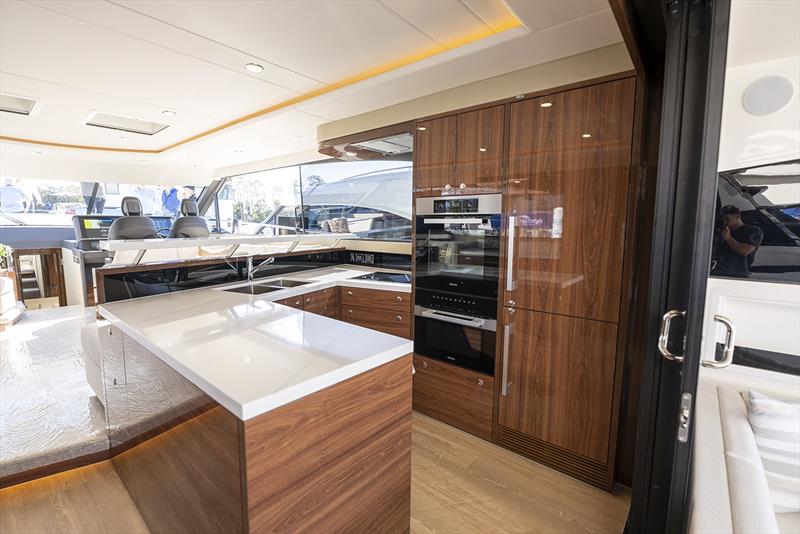 Galley - Maritimo S75 Sedan Motor Yacht photo copyright Maritimo taken at  and featuring the Power boat class