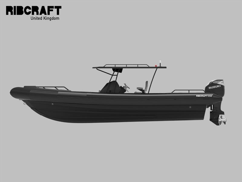 Ribcraft 950 Leisure (Black) side view photo copyright Ribcraft taken at  and featuring the Power boat class