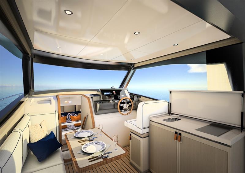 Gozzo 35 Cabin - photo © Apreamare