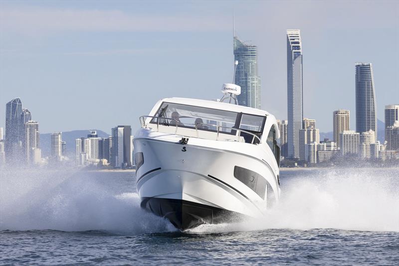 Efficient, quiet, good ride and wonderful to use - Beneteau Gran Turismo 32 photo copyright John Curnow taken at  and featuring the Power boat class