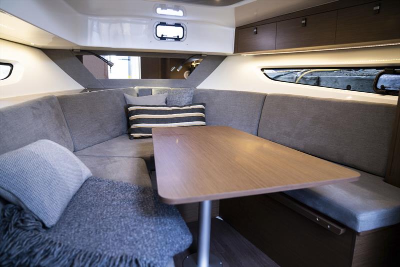 For'ard dining converts to a V-berth - Beneteau Gran Turismo 32 photo copyright Beneteau taken at  and featuring the Power boat class