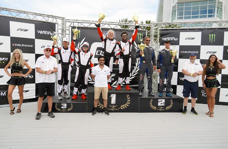 UIM Class 1 World Championship podium - Cocoa Beach photo copyright Andy Houldsworth taken at  and featuring the Power boat class
