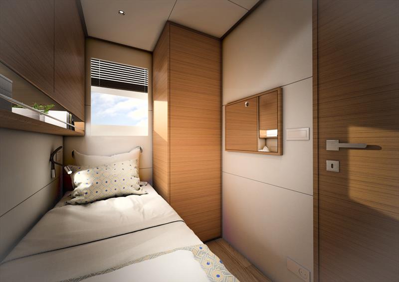 Apreamare Maestro 88 crew cabin - photo © Apreamare