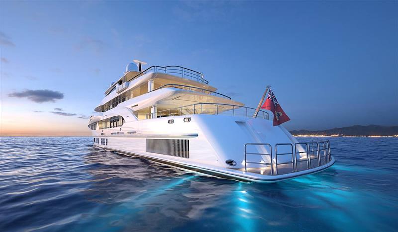 Burger 180' motor yacht photo copyright Burger Boat Company taken at  and featuring the Power boat class