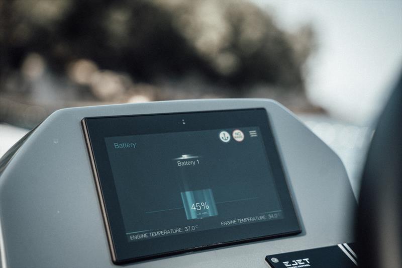 EJET 4X, details battery - photo © EJET Electric Yacht Tenders