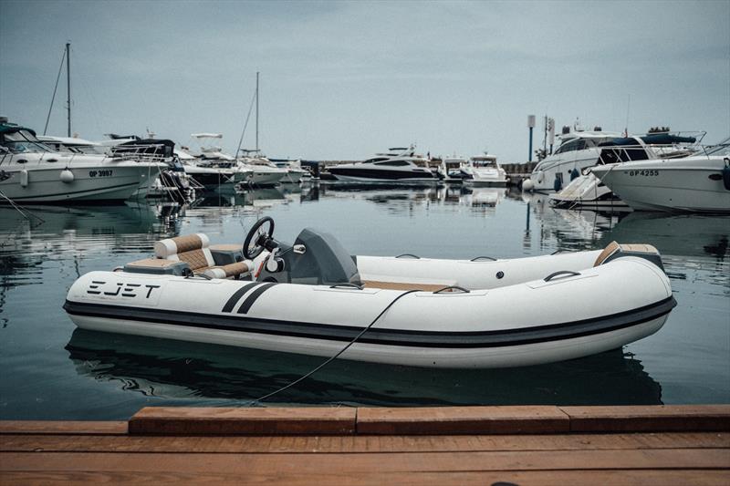 EJET 4X, in the marina - photo © EJET Electric Yacht Tenders