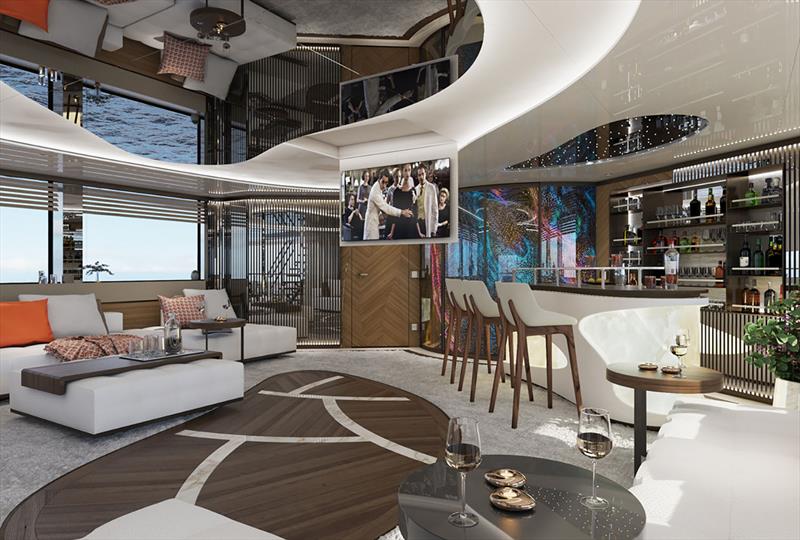 50m Bilgin 163 yacht Eternal Spark - Sky lounge - photo © Viken Group