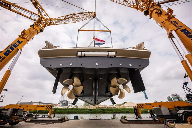34-metre launch model for a custom-series called Pilot - photo © Van der Valk Shipyard