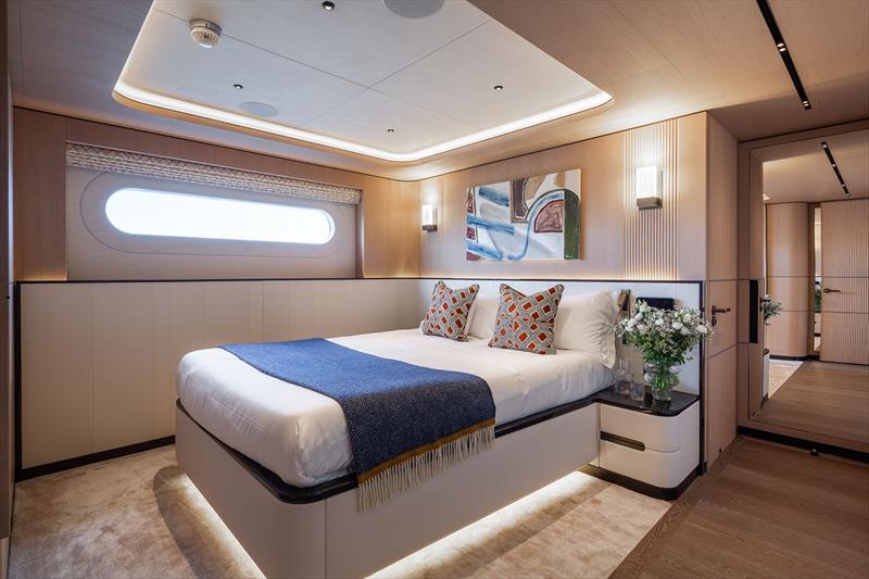 Moonen 110 Mustique - Guest cabin portside photo copyright Moonen Yachts taken at  and featuring the Power boat class