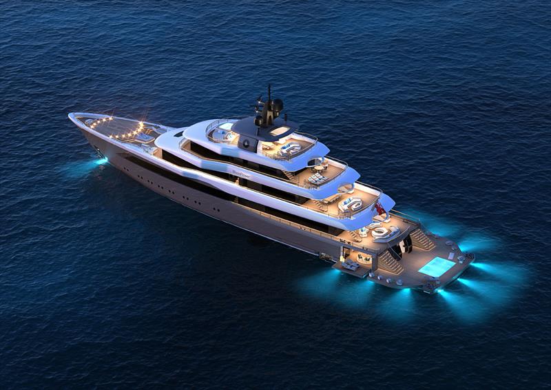 Project Thunderbal - the 70-metre custom project - photo © Nauta Design