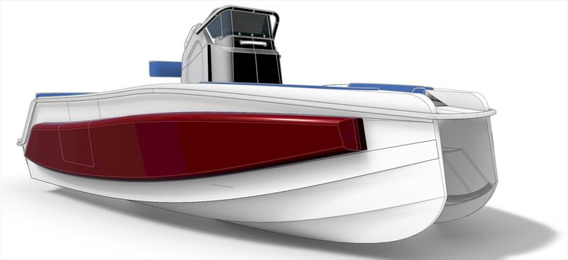 VC5 Tender for the Stabilised Monohull photo copyright Bury Design taken at  and featuring the Power boat class