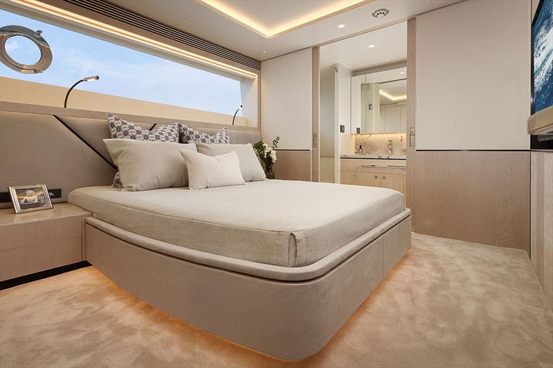 Horizon FD90 Skyline - VIP Stateroom - photo © Horizon Yachts