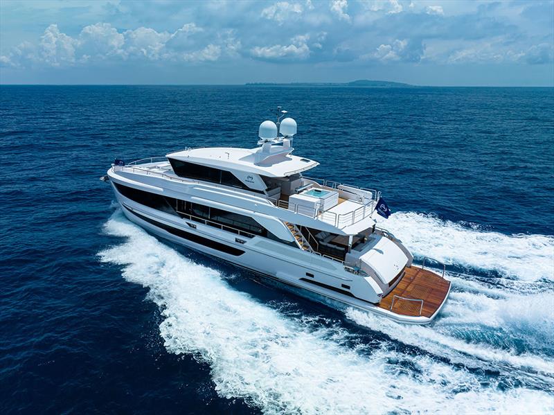 Horizon FD90 Skyline photo copyright Horizon Yachts taken at  and featuring the Power boat class